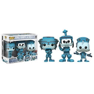 Funko Pop! Disney: Kingdom Hearts - Sora, Goofy, & Donald (Tron 3-Pack) *GameStop Exclusive*