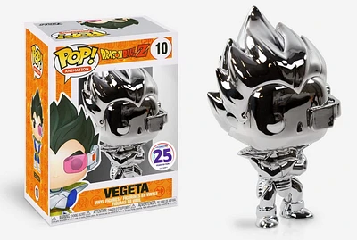 Funko Pop! Animation - Dragon Ball Z - Vegeta **SILVER CHROME** #10