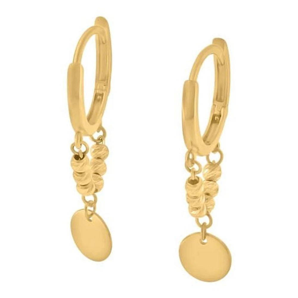 Boucles D’oreilles 10 Kt Roger Roy E-103T