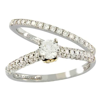 Bague de Fiançaille Van&Co 100PTS RI029516YWT100