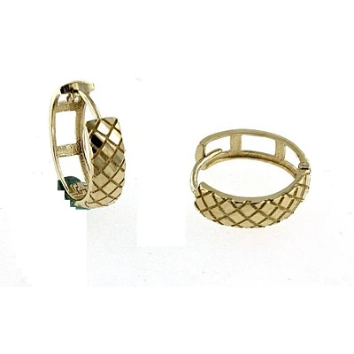 Boucles D’oreilles 10 Kt Roger Roy E2229-DC