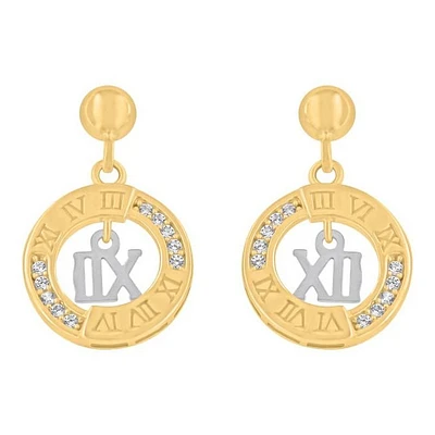 Boucles D’oreilles 10 Kt Roger Roy E200219