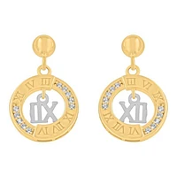 Boucles D’oreilles 10 Kt Roger Roy E200219