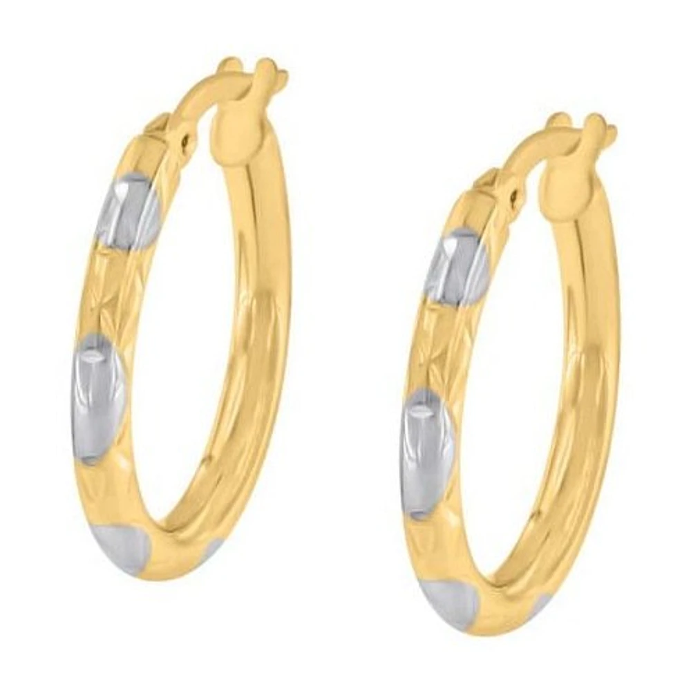 Boucles D’oreilles 10 Kt Roger Roy E-103T