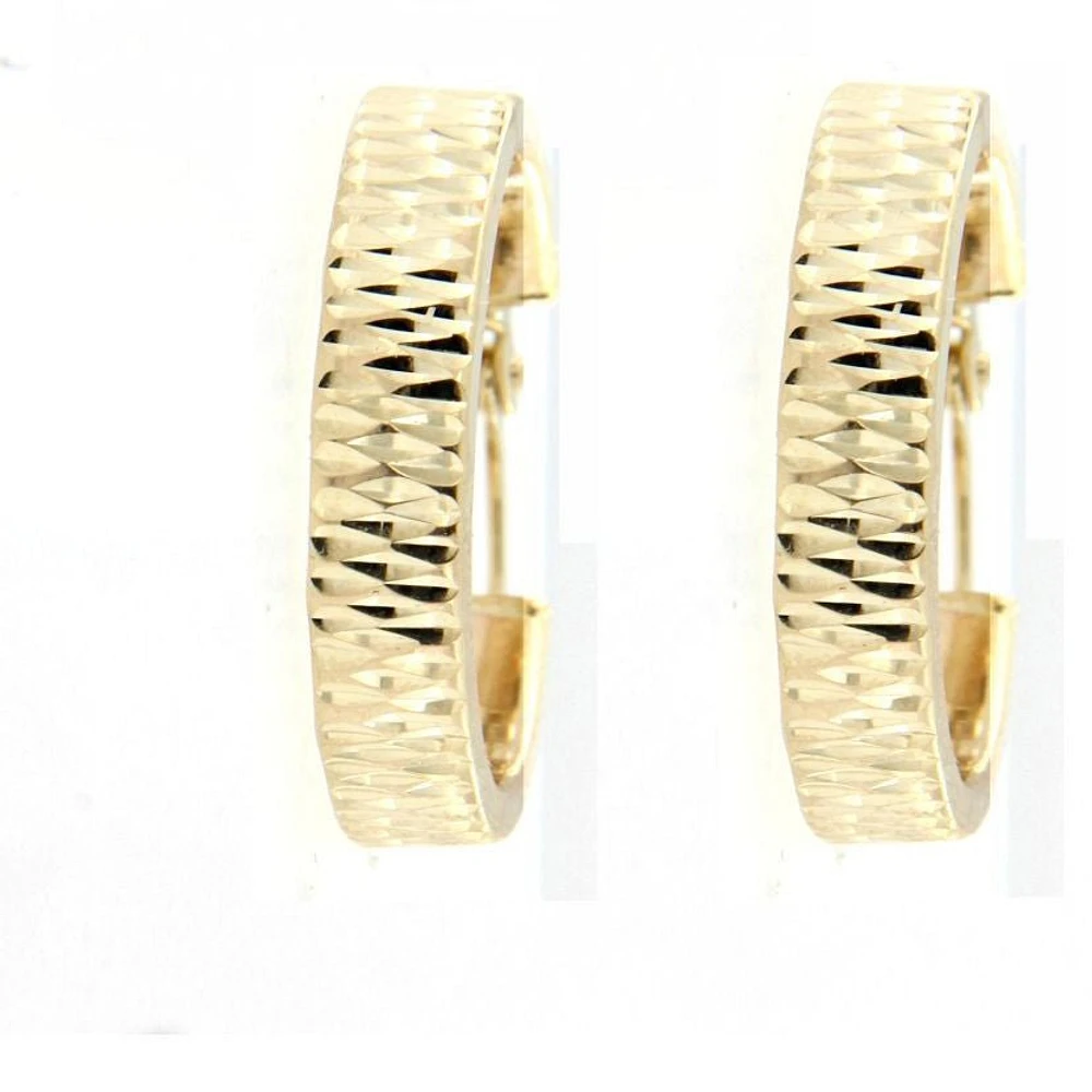 Boucles D’oreilles 10 Kt Roger Roy E9897