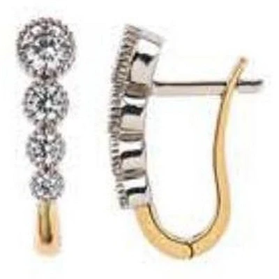 Boucles D’oreilles 10 Kt Roger Roy EA1-S1011