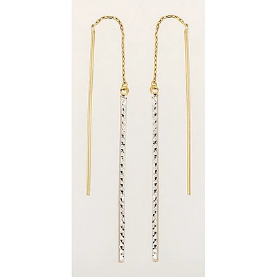 Boucles D’oreilles 10 Kt Roger Roy E211715-YW