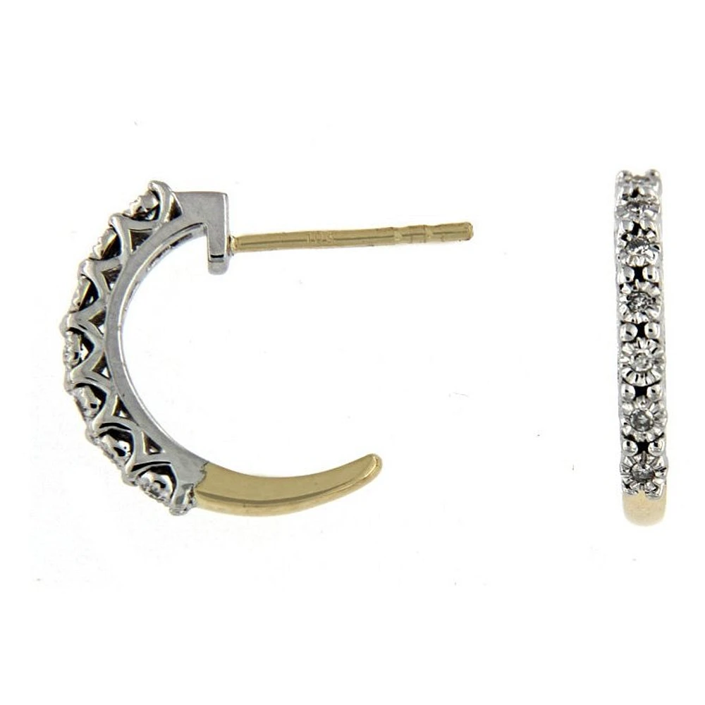 Boucles D’oreilles 10 Kt Roger Roy E05