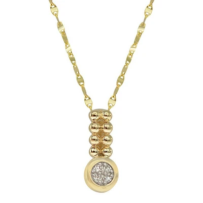 Pendentif 10 Kt Rosa P05-97189-Y