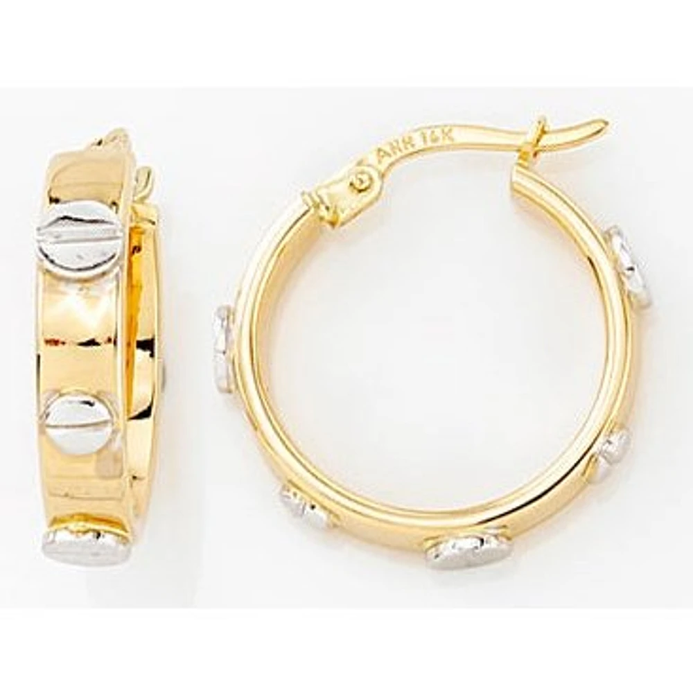 Boucles D’oreilles 10 Kt Roger Roy E210281YW