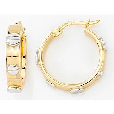 Boucles D’oreilles 10 Kt Roger Roy E210281YW