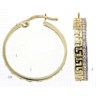 Boucles D’oreilles 10 Kt Roger Roy EDA160750-YW