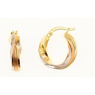 Boucles D’oreilles 10 Kt Roger Roy E22TB1025-2-3T
