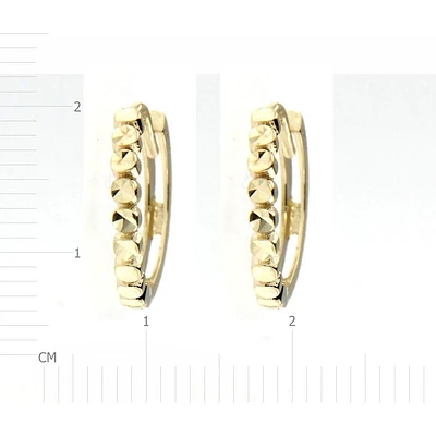 Boucles D’oreilles 10 Kt Roger Roy E1889DC