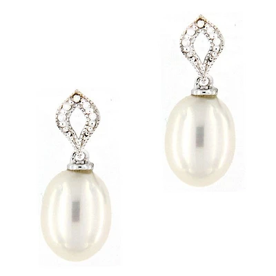 Boucles D’oreilles 10 Kt Rosa EB3212-A-PWD