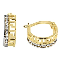 Boucles D’oreilles 10 Kt Roger Roy EDC160751-CZ
