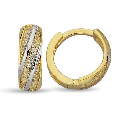 Boucles D’oreilles 10 Kt Roger Roy E226-SHK075