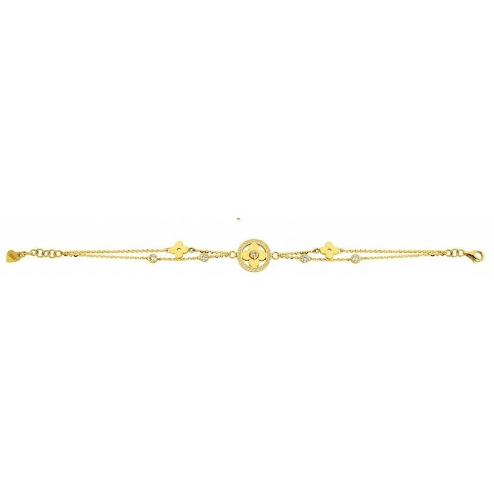 Bracelet 14 Kt Roger Roy B14-BLK34Y