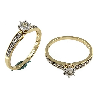 Bague de Fiançaille Roy 15PTS ARWPW41DM6D