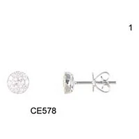 Boucles D’oreilles 14 Kt Van&Co CE578W
