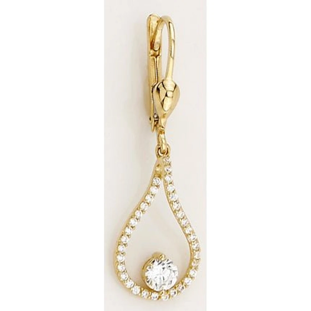 Boucles D’oreilles 10 Kt Roger Roy E5495Y