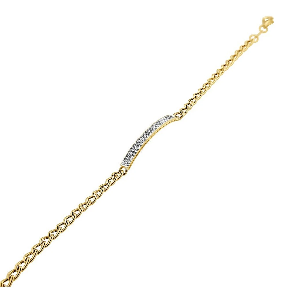 Bracelet 10 Kt Roger Roy B22HL0033-CZ