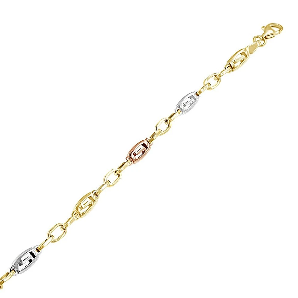 Bracelet 10 Kt Roger Roy BTXC01-434-3T
