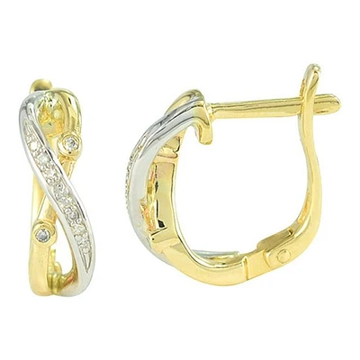 Boucles D’oreilles 10 Kt Roger Roy E05-2T