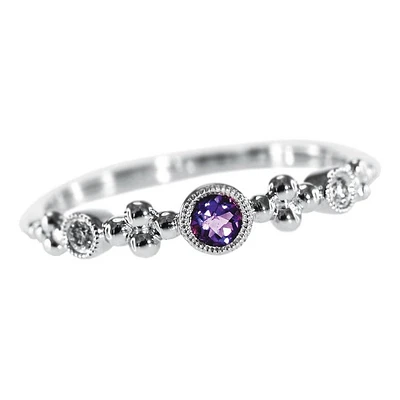 Bague 14 Kt Roger Roy R18506WCT