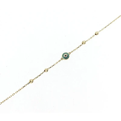 Bracelet 10 Kt Roger Roy B8365LZMLP-DC