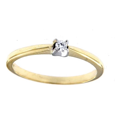 Bague Solitaire Roy 5PTS R11711YE05
