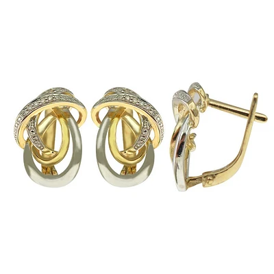 Boucles D’oreilles 14 Kt Roger Roy E05-YW