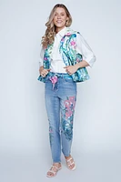 Solid cotton blouse
