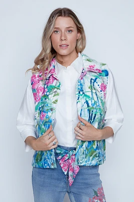 Solid cotton blouse