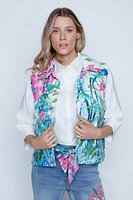 Solid cotton blouse