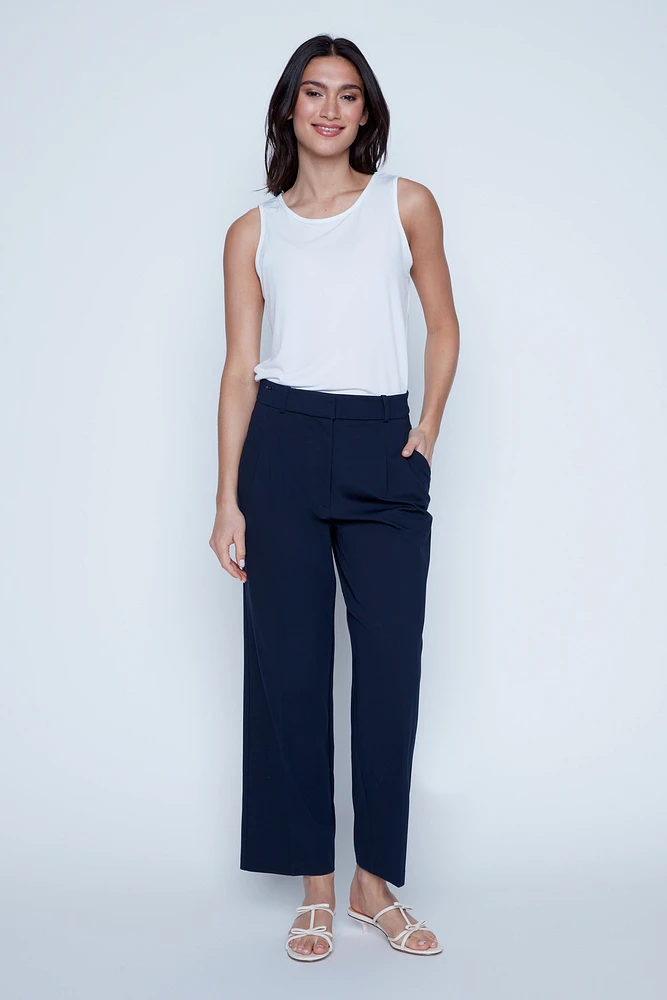 Kathryn wide leg pleated pant