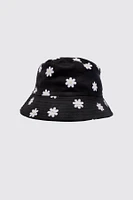 Daisy print bucket hat