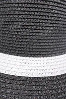 Stripe sun bucket hat