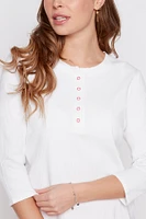 Solid rib bamboo top