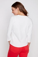 Solid rib bamboo top