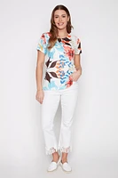 Floral design top