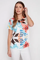 Floral design top