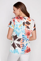 Floral design top