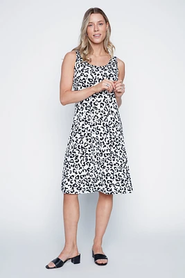 Animal print sun dress