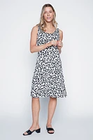 Animal print sun dress