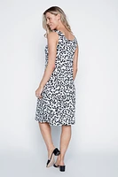 Animal print sun dress
