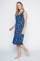 Abstract print sun dress