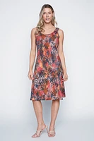 Snake print sun dress