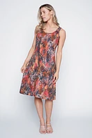 Snake print sun dress