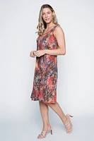 Snake print sun dress